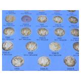 "MERCURY" HEAD DIME Collection 1916 to 1945 | 26 dimes