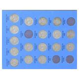 JEFFERSON NICKEL Collection 1938 to 1961 |  49 nickels