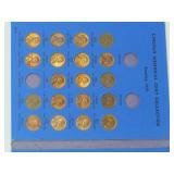 2 Folio bundle: LINCOLN MEMORIAL CENTS Collection starting 1959 | 72 Pennies