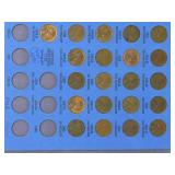 3 Folio bundle: LINCOLN HEAD CENT Collection starting 1941 | 196 Lincoln Head pennies