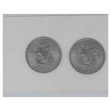 1971 EISENHOWER SILVER DOLLARS, circulated | 2 silver dollars