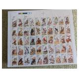 1987 Wildlife America Commemorative Stamp Club USPS - Full Sheet MINT with Stamp Mounts