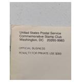 Rare USPS Commemorative Stamp Club January 1987 in Original Envelope
