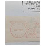 Rare USPS Commemorative Stamp Club January 1987 in Original Envelope