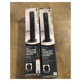 Lot of Hampton Bay 40 in. 4 Speed Digital Oscillating Tower Fan with Remote Control in Black Customer Returns See Pictures