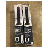 Lot of Hampton Bay 40 in. 4 Speed Digital Oscillating Tower Fan with Remote Control in Black Customer Returns See Pictures