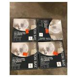 Lot of Hampton Bay 16 in. Indoor Wall Mount Fan with Remote Customer Returns See Pictures