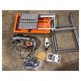 RIDGID 9-Amp 7 in. Blade Corded Wet Tile Saw with Stand Customer Returns See Pictures