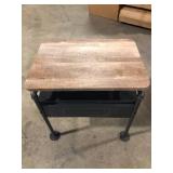 Nicipolis Sandy Gray and Antique Oak Nightstand Customer Returns See Pictures