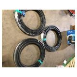 Lot of  IPEX 1 in. x 100 ft. Black Polyethylene 160 PSI NSF Tubing Pipe  Customer Returns See Pictures