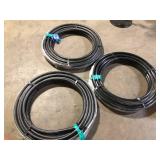 Lot of  IPEX 1 in. x 100 ft. Black Polyethylene 160 PSI NSF Tubing Pipe  Customer Returns See Pictures