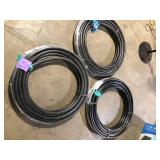 Lot of  IPEX 1 in. x 100 ft. Black Polyethylene 160 PSI NSF Tubing Pipe  Customer Returns See Pictures