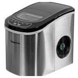 Magic Chef 27 lbs. Portable Countertop Ice Maker in Stainless Steel Customer Returns See Pictures