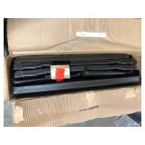 Suncast Elements Plastic Outdoor Coffee Table with Storage- Java  Customer Returns See Pictures