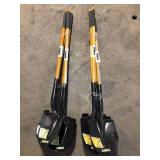 Lot of Dewalt 47 in. Wood Handle Digging Shovel  Customer Returns See Pictures