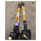 Lot of Dewalt 47 in. Wood Handle Digging Shovel  Customer Returns See Pictures