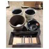 Lot of Assorted Outdoor Potters and Planter Various Models and Conditions Customer Returns See Pictures