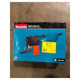 Makita 3 Amp Corded Variable Speed Oscillating Multi-Tool Kit With Blade, Sanding Pad, Sandpaper, Adapter, Hard Case   Customer Returns See Picture