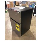 Vissani 3.1 cu. ft. 2-Door Mini Refrigerator in Stainless Steel with Freezer, ENERGY STAR    Customer Returns See Picture