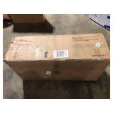 Home Decorators Collection Marsden Patina Wood Finish 3-Drawer Cane Chest of Drawers (38 in W. X 36 in H.) Customer Returns See Picture