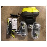 RYOBI ONE+ 18V 90 MPH 250 CFM Cordless Battery Leaf Blower/Sweeper with 2.0 Ah Battery and Charger  Customer Returns See Picture