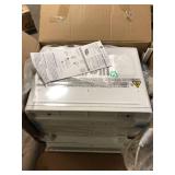 LG 6,000 BTU 115-Volt Window Air Conditioner Cools 250 sq. ft with Remote in White  Customer Returns See Picture