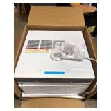 GE 18,300 BTU 230/208V Window Air Conditioner Cools 1000 Sq. Ft. with ENERGY STAR,Wi-Fi and Remote in White   Customer Returns See Picture