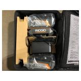 RIDGID 18V Lithium-Ion (2) 4.0 Ah Battery Starter Kit with Charger and Bag Customer Returns See Picture