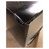 Magic Chef 2.6 cu. ft. Mini Fridge in Black without Freezer Slight Damage on Top Corner  Customer Returns See Picture