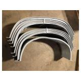Lot of SHAPE PRODUCTS 37 in. W x 12 in. D x 12 in. H Straight Plastic Area Window Well Customer Returns See Picture