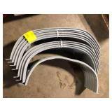 Lot of SHAPE PRODUCTS 37 in. W x 12 in. D x 12 in. H Straight Plastic Area Window Well Customer Returns See Picture