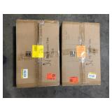 Lot of Black Night Stand Bedside Table with Drawer Wooden Side Tables Bedroom Night Stand 21.6 in. H x 12 in. W x 16 in. D Customer Returns See Pictures