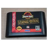 Sega Genesis Game -Jurassic Park Rampage Edition