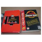 Sega Genesis Game -Jurassic Park Rampage Edition