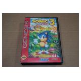 Sega Genesis Game -Sonic The Hedgehog 3