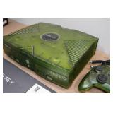 Microsoft Xbox Original Halo Special Edition Green Gaming Console and Accessories