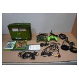 Microsoft Xbox Original Halo Special Edition Green Gaming Console and Accessories