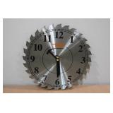 Saw Blade 10" Clock