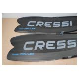 Cressi Gara Impulse Free Diving Fins -Size 3.5-4