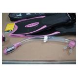 Cressi Adult Palau Fin Snorkel Set -Fin Size XS-S, Pink