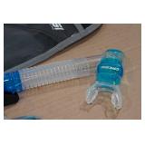 Cressi Pano 3 Snorkel Set -Blue/Clear
