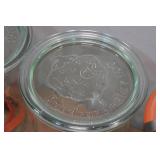 *4* Weck 850ml Mold Canning Jars