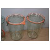 *4* Weck 850ml Mold Canning Jars