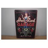 Metal Hot Rod Garage Sign