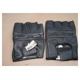 Leather Riding Gloves -Medium