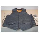 First Manufacturing Leather Vest -XXL