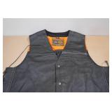 First Manufacturing Leather Vest -XXL