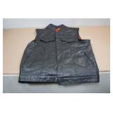 Vance Leather Vest -Size 46