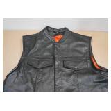 Vance Leather Vest -Size 46