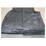Vance Leather Vest -Size 46